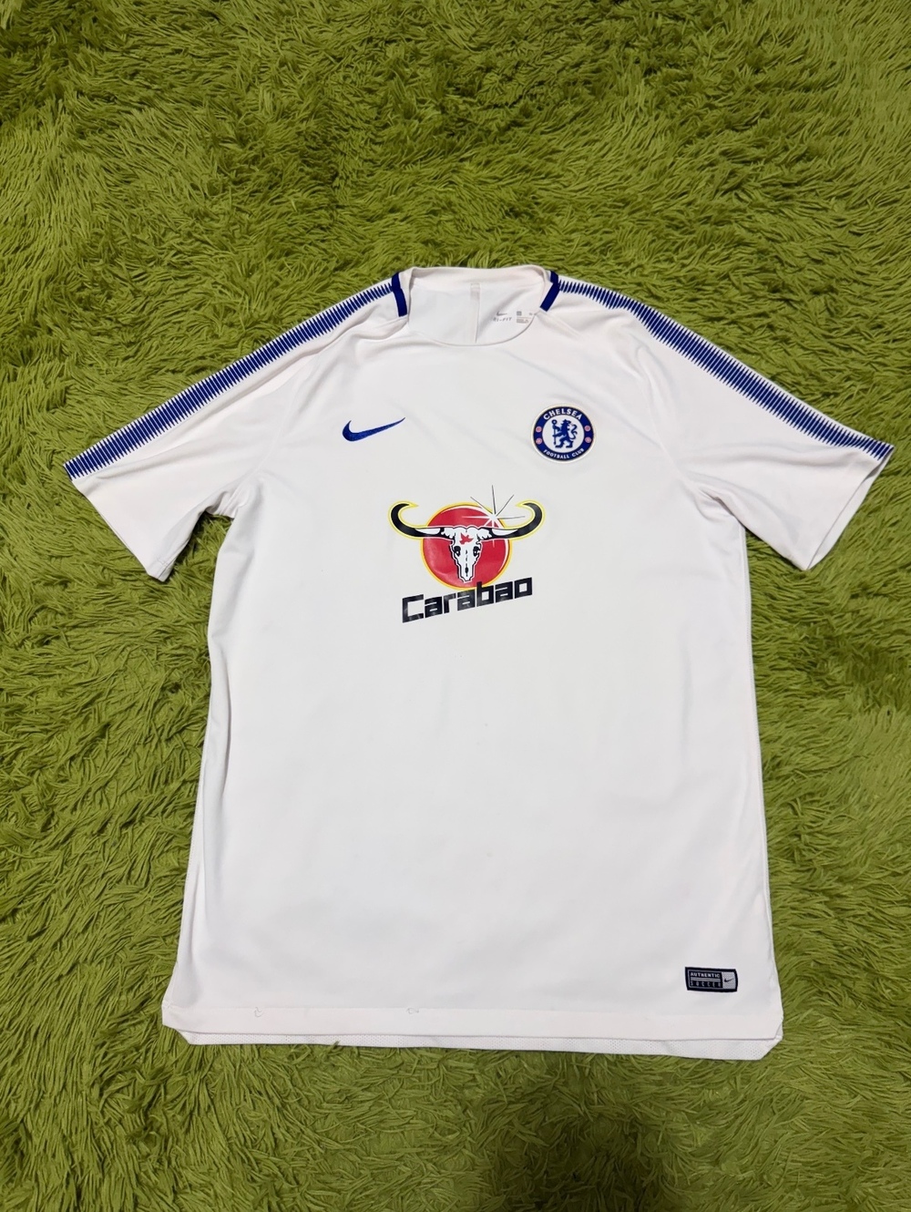 NIKE FC CHELSEA 2017/2018 TRAINING TOP FOOTBALL SOCCER SHIRT JERSEY SIZE XL